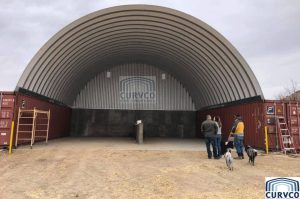 Town of Brentwood Highway Dept- 30'x40' Shipping Container Roof Kit